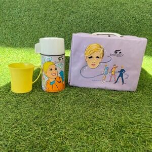 Vintage Twiggy Lunch Box Thermos Cup Set Aladdin Industries 1967
